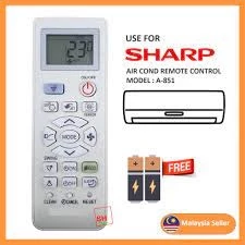 เครื่องปรับอากาศ AC Sharp ไม่เวอร์ (คม) สําหรับรุ่น AH-GX13 และ AH-GX10 รหัส CRMC-A998JBEZ และ CRMC-A997JBEZ