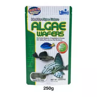 Hikari Algae Wafers อาหารปลาฮิคาริ สำหรับปลากินพืช กินตะไคร่ แบบเม็ดจม สำหรับปลาพื้นตู้ ปลาแพะ ปลาหมู ปลาซัคเกอร์ เม็ดจม