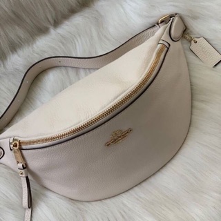 BELT BAG (COACH F48738) CHALK/IMITATION GOLD