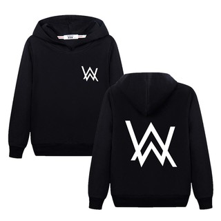 Alan Walker DJ music เสื้อกันหนาวแฟชั่น ผ้าฝ้าย มีฮู้ด สําหรับเด็กผู้ชาย