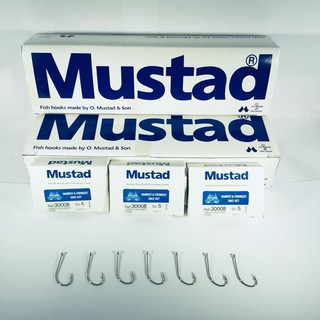 ตะขอเบ็ดตกปลา ตรากุญแจ Mustad 30008 เบอร์ 2-10