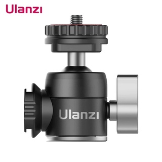 Ulanzi U-60 อุปกรณ์เมาท์ขาตั้งกล้องโลหะ แบบคู่ สําหรับกล้อง DSLR