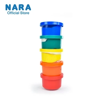 NARA Light Clay ดินเบา ขนาด 120 กรัม (6 สี 6 กระปุก) กระปุกละ 20 กรัม