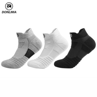 ราคา(โค้ดMAYDEE ลด50) ถุงเท้าวิ่ง ถุงเท้ากีฬา Donlima ผ้าหนานุ่ม กระชับอุ้งเท้า สวมใส่สบาย ระบายอากาศได้ดี ของแท้ 100%