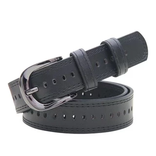พร้อมส่ง!! เข็มขัดสไตล์เรียบง่าย สไตล์เกาหลี แฟชั่นสำหรับผู้หญิงและผู้ชาย เข็มขัดหนังPU（ P15 ）