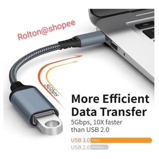 สายOTG typeC-USB3.0 สำหรับโทรศัพท์ โน๊ตบุ๊ค เชื่อมต่ออุปกรณ์USB เช่น คีย์บอร์ด, tablet pen, microphone