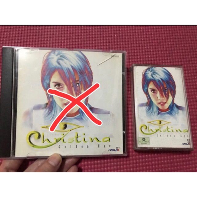 CD ซีดีและเทปเพลง คริสติน่า Christina Golden Eye หายากน่าสะสม