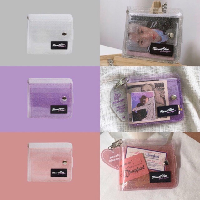 [พร้อมส่ง/พรี] กระเป๋าสตางค์ Almostblue Twinkle Jelly Wallet