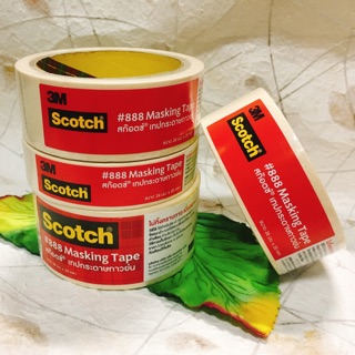 ❤️เทปกระดาษกาวย่น 3M Scotch Masking Tape❤️