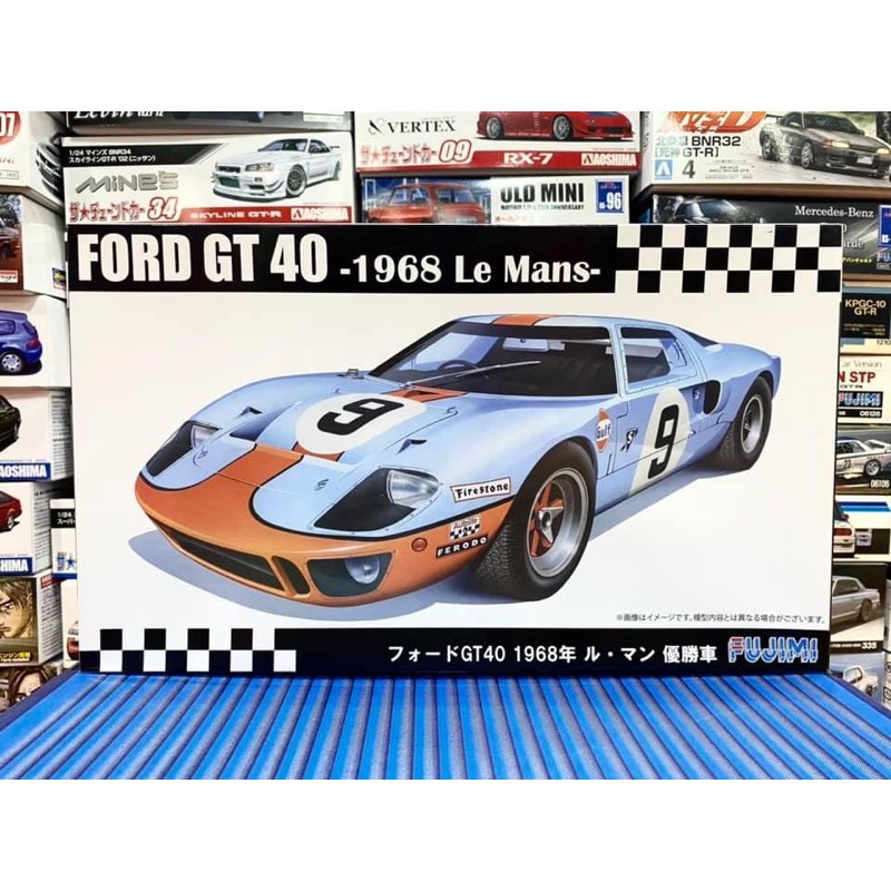 โมเดลรถ Fujimi 1/24 Ford gt40