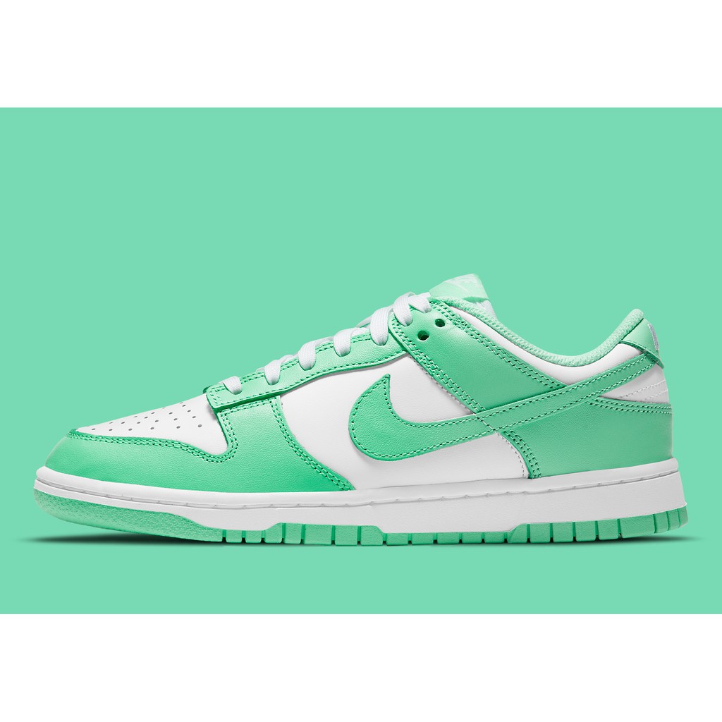 nike dunks low light green