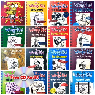 *Brand new มือ 1 ขายแยกเล่ม ฟรีไฟล์เสียงอ่าน*  Diary of Wimpy Kid เซต 16 เล่ม หนังสือภาษาอังกฤษสำหรับเด็ก + free audio