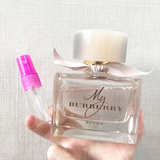 My Burberry blush น้ำหอมแท้แบ่งขาย ซื้อ5แถม1• น้ำหอมแบ่งขาย • น้ำหอมติดทนนาน • น้ำหอมแบรนด์เนมแท้ • แบ่งจากขวดเคลมตัดตำห