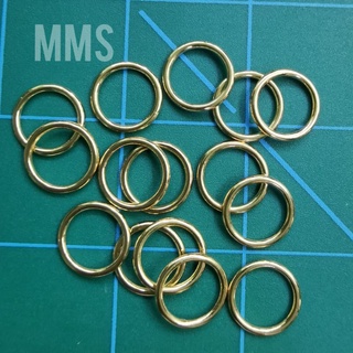 วงกลม Ring ขนาด 11 มม. 12 ชิ้น เส้นผ่าศูนย์กลาง​ สีทอง