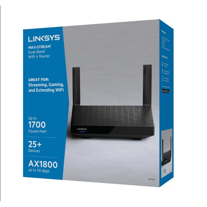 (รับฟรี บัตร starbucks มูลค่า 200 บาท)Linksys MAX-STREAM Mesh WiFi 6 ...