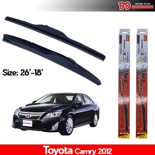 ที่ปัดน้ำฝน ใบปัดน้ำฝน ซิลิโคน ตรงรุ่น Toyota Camry ปี 2012-…