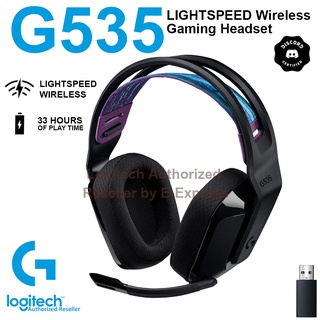 Logitech G535 LIGHTSPEED Wireless Gaming Headset หูฟังเกมมิ่งไร้สาย สีดำ ของแท้ ประกันศูนย์ 2ปี