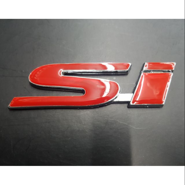 Logo SI ของรถ Honda นู่น พลาสติก