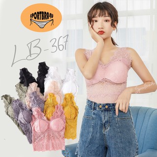 LB-367 [Sportbra4u]บราลูกไม้แฟชั่นเต็มตัว (มีฟองน้ำ)