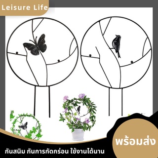 LeisureLifeโครงต้นไม้เลื้อย โครงเหล็กผีเสื้อเเละนก สำหรับต้นไม้เลื้อย ตกแต่งสวน ของแต่งสวน อุปกรณ์แต่งสวน