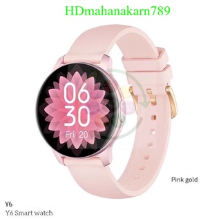 Hoco Y6 smart watch รุ่นใหม่ล่าสุด​ สีหวานๆ​ แท้100%