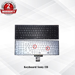 Keyboard Sony EB / คีย์บอร์ด โซนี รุ่น VAIO VPC-EB / TH-ENG *ประกัน 2 ปี*  (มีกรอบ)