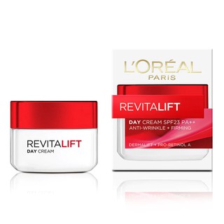 LOreal เดอร์โม- เอ็กซ์เพอร์ทีส รีไวทัลลิฟท์ แอนตี้-ริงเคิ้ล+ เฟิร์มมิ่ง เดย์ครีม SPF23/PA ขนาด 20มล.