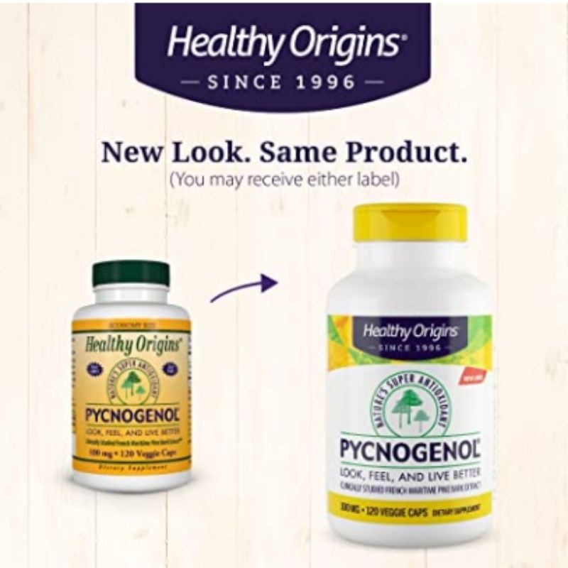 Healthy Origins Pycnogenol 100 Mg 60 และ 120 Caps - Vitamin_lover ...