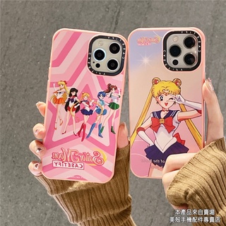 เคสโทรศัพท์มือถือ ซิลิโคน กันกระแทก ลายการ์ตูนเซเลอร์มูน สําหรับ Iphone 13promax 11 12 Xs max XR I8Plus