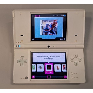 Nintendo dsi สีขาว TWl 32G เกมส์เต็มเมม sn 05612