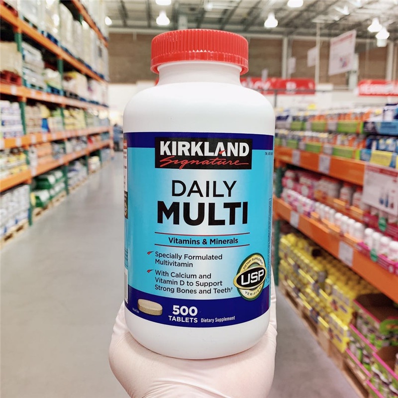 Kirkland Daily Multi Vitamins Mineral 500 Tablets เคิร์กแลนด์ วิตามิน