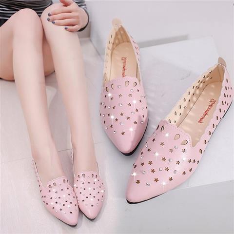 Plus size Women Suede Lofers Pumps Shoes Lady Casual Slip-On Working Flats