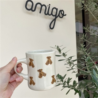 แก้วเซรามิกลายหมี Chocolate Bear Mug