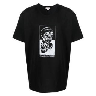 เสื้อยืด ALEXANDER MCQUEEN [NEW] Unisex ลายใหม่ มาแรง [Limited Edition]