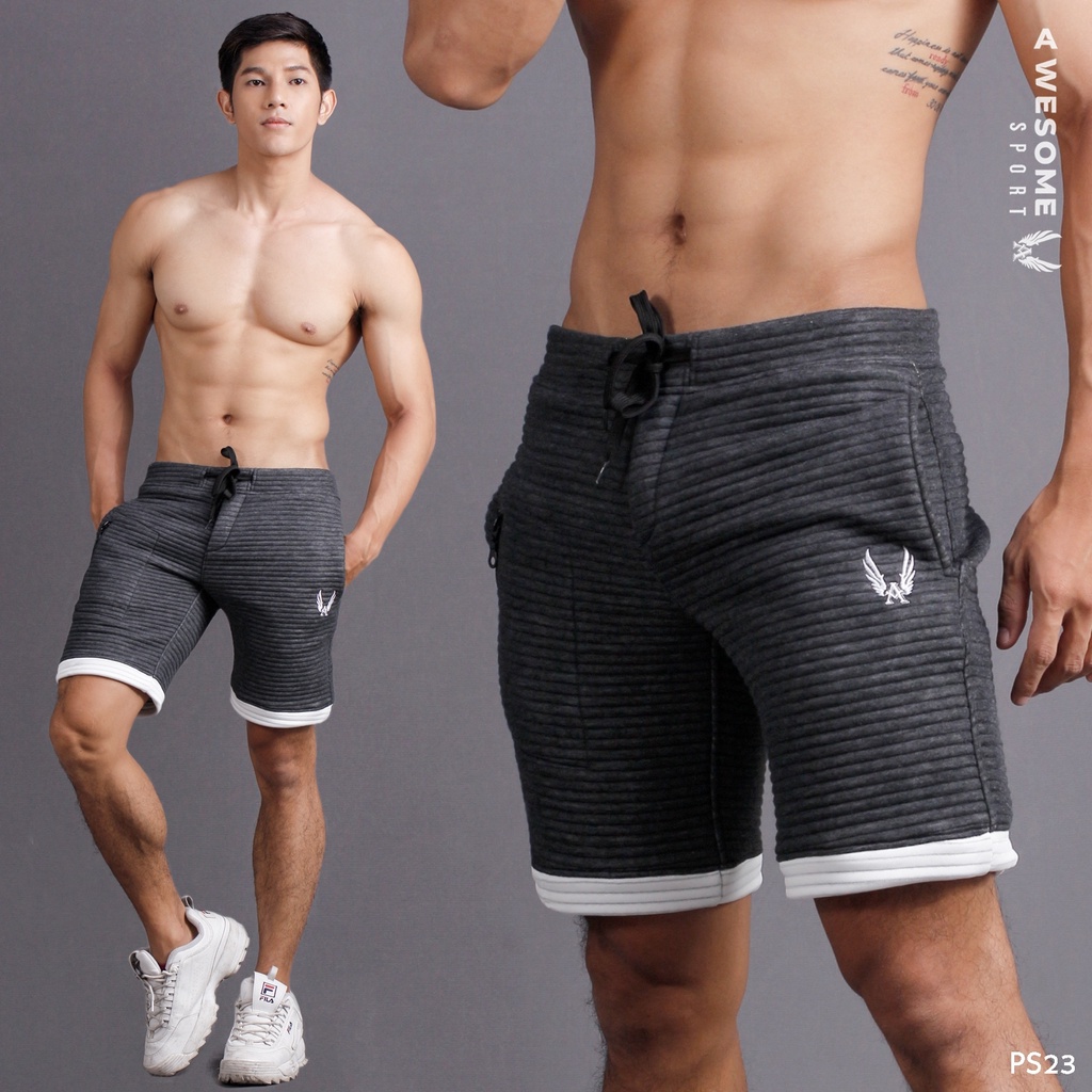 PS23 กางเกงขาสั้นลำลอง Awesome sport