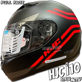 HJC i10 STRIX MC1SF [ เต็มใบ ] [ แว่นชั้นเดียว ] [ DOT ] [ SNELL ] [ DD-Ring ] [ มีช่องเว้า ]