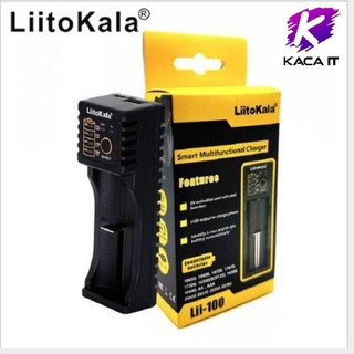 เครื่องชาร์จถ่าน Liitokala Lii-100S มีไฟบอกปริมาณแบต เป็น Power bankได้