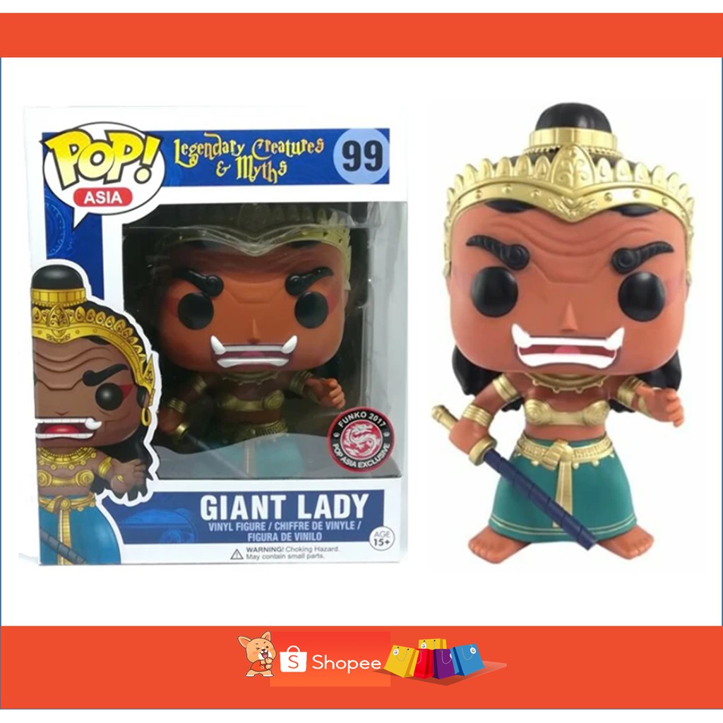 Funko Pop Giant Lady Asia Exclusive Pink - Édition Limitée 500 Ex. Thailand Toy Expo 2018