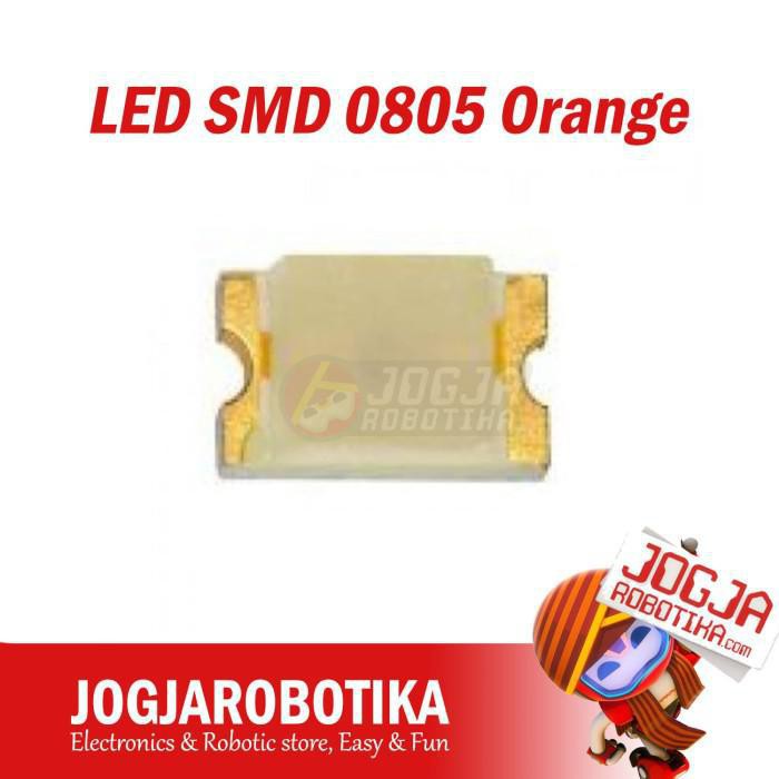 LED SMD 0805 สีส้ม**