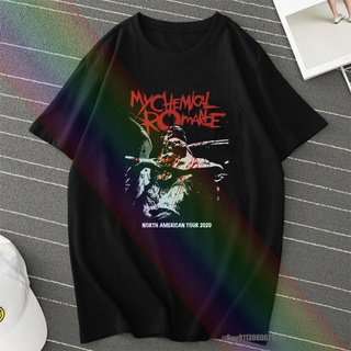 เสื้อยืดแขนสั้นลําลอง พิมพ์ลาย My Chemical Romance Mcr Reunite North American Tour Emo Music คุณภาพสูง 2021