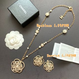 Set Necklace &amp; Earring ชาแนล หรูหราามากก