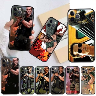 เคสโทรศัพท์มือถือ ลายภาพยนตร์ Arnold Schwarzenegger Commando สําหรับ Apple iPhone 13 11 12 Pro 7 XR X XS Max 8 6 6S Plus 5 14 SE 2020 1985