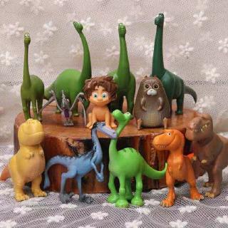 ฟิกเกอร์ The Good Dinosaur Arlo Spot Budda Ramsey 12 ชิ้น/ชุด