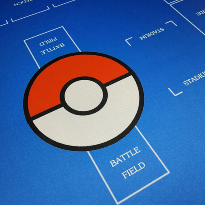 【new】.2 Player Pokemon Trainer Playmat Pokemon Cards Trading Card Game