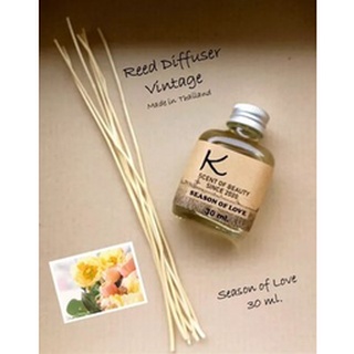 ก้านไม้หอมกระจายกลิ่น Reed Diffuser น้ำหอมบ้าน ก้านไม้หอม น้ำหอมปรับอากาศ ขนาด 30 ml. (MADE IN THAILAND )