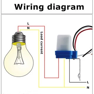 โฟโต้สวิทช์ ไฟบ้าน AC 220V 10A เปิดไฟอัตโนมัติตอนกลางคืน ปิดไฟอัตโนมัติไฟตอนเช้า รุ่น PhotoSwitch-AC