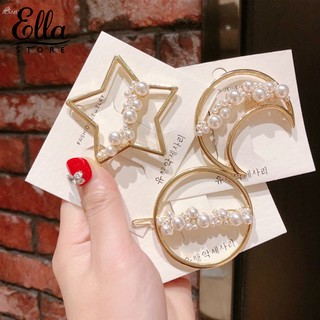 ELLA ® Fashion Hollow Moon Star Circle Hair Hairpin Women Barrette