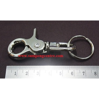 พวงกุญแจก้ามปู K02 (12 ชิ้น), Hook keychains K02 (12 pieces)