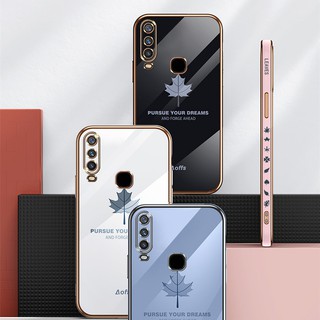 เคส Vivo Y12 Y15 Y17 เคส Vivo Y15 Y17 Y12 เคสโทรศัพท์ทรงเหลี่ยม ใหม่เอี่ยมกันน้ำและป้องกันลายนิ้วมือเคสใส่โทรศัพท์ป้องกันเลนส์ YZ