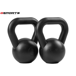 GSports ดัมเบลเคตเทิลเบลสีดำ 3 kg แพ็คคู่ Kettlebell Black 3 kg x 2 รุ่น KB03-B x 2